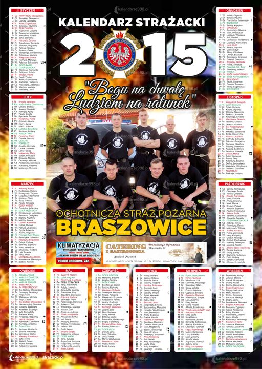 kalendarze strażackie
